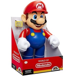 Nintendo- Super Mario Fire Figurine, 78273, Bleu, 50 cm