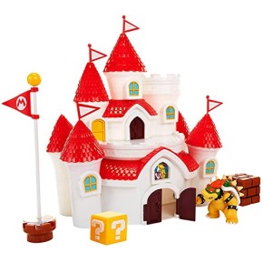 Super Mario Set de Jeu Château Princesse Peach Royaume du Champignon, 58541-4L