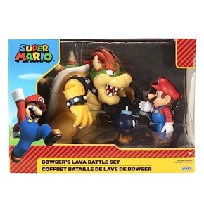 Jakks Pacific Figurine Bowser vs Mario, A2102777, Multicolore