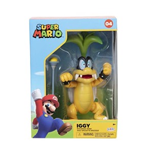 Nintendo Super Mario 4 inch Figure - Iggy Koopa with Wand
