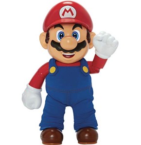Disney Super Mario Figurine Sonore It's-A Me, Mario! 30cm, Parle et émet des Sons, 404304