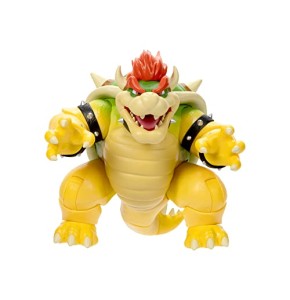 18cm Electronic Bowser Figurine from Super Mario Movie - Jakks Pacific