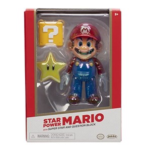 Nintendo Super Mario Figurine Mario W/Star joojee Exclusive 10 cm 13259 Multicolore