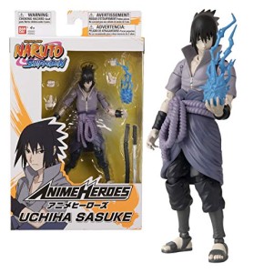 Bandai Naruto Shippuden-Figurine Anime Heroes 17 cm-Sasuke Uchiwa, 36902, Multicolore