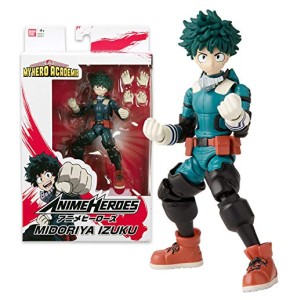 Anime Heroes BANDAI My Heroes Academia – Anime-Heldenfigur 17 cm – Midoriya Izuku – 36911, Mehrfarbig