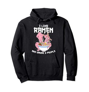 I Like Ramen And Maybe 3 People Manga Cadeau Sweat à Capuche