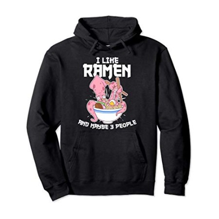 I Like Ramen And Maybe 3 People Manga Cadeau Sweat à Capuche