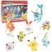 Figurine Pokemon Jouet 8 Pack – Pokemon Figurine 5-8 cm – Pikachu Vaporeon Scorbunny et Plus - Nouveau 2022 - Officielle Jouet Pokemon