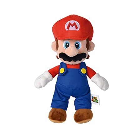NICOTOY Super Mario Peluche 30 cm, 109231010, Multicolore, Taille Unique