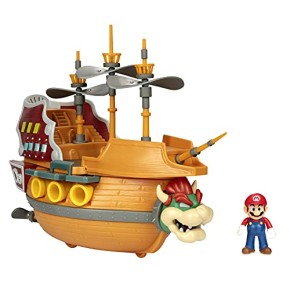 SUPER MARIO Playset Deluxe Aeronave Bowser Nintendo