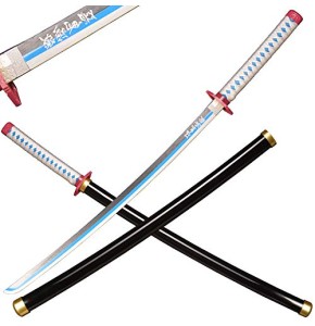 Sword Valley Anime Cosplay Épée en Bois, Épée Demon Slayer 104cm Épée en Bois - Tomioka Giyuu