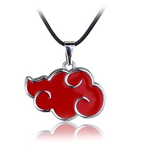 BEAUTYBIGBANG 2021 Manga Japonais Naruto Colliers Akatsuki Rouge Nuage Pendentif Cosplay Bijoux