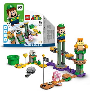 LEGO 71387 Super Mario Pack de Démarrage Les Aventures de Luigi, Jouet de Construction, et Figurine Interactive, Idée Cadeau Enfants de 6 Ans et ...