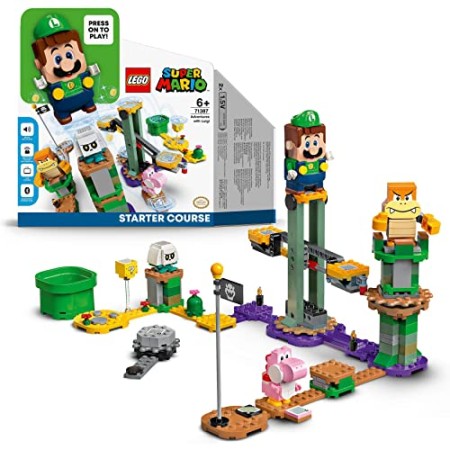 LEGO 71387 Super Mario Pack de Démarrage Les Aventures de Luigi, Jouet de Construction, et Figurine Interactive, Idée Cadeau Enfants de 6 Ans et ...