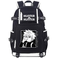 Roffatide Anime Killua Zoldyck Sac à dos pour ordinateur portable pour Hunter x Hunter avec port de charge USB et port casque