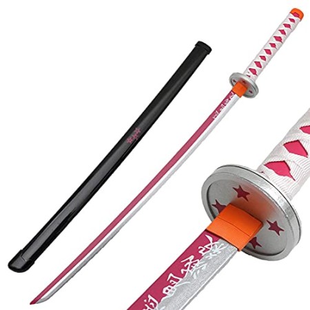 HZYYZH Demon Swerer Sword, Couteau en Bois, Manga Prop, Tomioka Yoshio Cosplay, Ninja Katana Arme, Jouets pour Enfants, 104cm,N