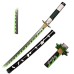 Skyward Blade Shinazugawa Samurai Spayer Jouets pour Enfants, Fan des Animaux, The Special Couteau de Demon Slayer Noir Couteau Katana
