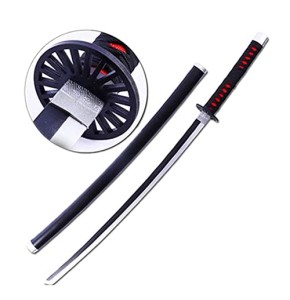 damdos Accessoire pour Halloween pour Demon of Slayer Cosplay Épée Mousse PU 80 cm Tomioka Giyuu Kamado Tanjirou Épée Cadeaux de Noël Annivers...