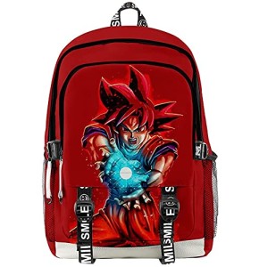 Anime 3D Manga Sac a Dos, Anime Imprimé Cartables Durable Tissu Oxford Sacs a Dos pour Enfant Garçons Filles (A 12,28 * 45.5 * 18cm)