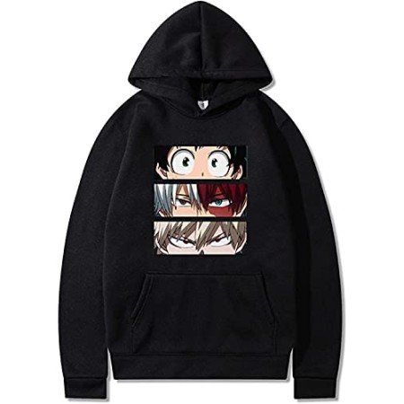 SiyaTom My Hero Academia à Capuche Boku No Hero Academia Cosplay Costume à Capuche Pull MHA Sweat pour Hommes Femmes