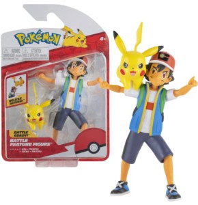 Figurine Ash & Pikachu de 11 cm – Jouet Pokémon sous Licence