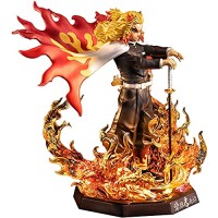 Yuxunqin Demon Slayer Figure - Kyojuro Rengoku 1/7 Statue Statue Senior et délicat Figure PVC