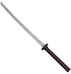 Katana | Épée Japonaise | Qualité Premium | Noir | Cosplay | Ultra Réaliste et Résistante | Polystyrène | Accessoire Horreur | Party | Hallow...