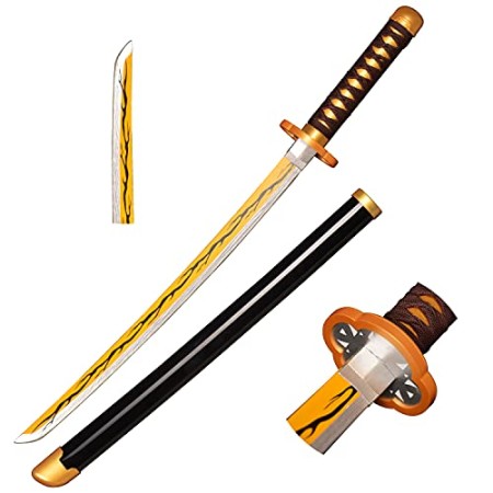 Skyward Blade Anime Cosplay épée en Bois, épée de samouraï Kaigaku, Jouets pour Enfants, Fan d'anime, Le Couteau spécial de Demon Slayer Katana
