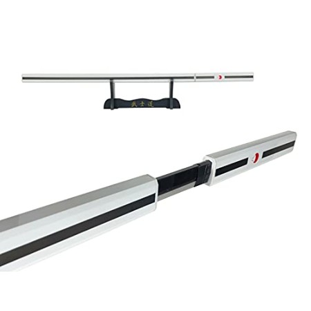Katana Naruto Sasuke White Edition - Epée Lame Bois - Support Inclus Katana Naruto Sasuke White Edition - Epée Lame Bois - Support Inclus