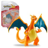 Pokemon Sélection Battle Feature Figures Figurine d'action Amovible de Luxe, Chiffres du Jeu:Dracaufeu