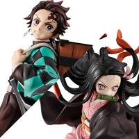 Megahouse Demon Slayer - Kamado's Brother & Sister - Statuette GEM Series 17cm