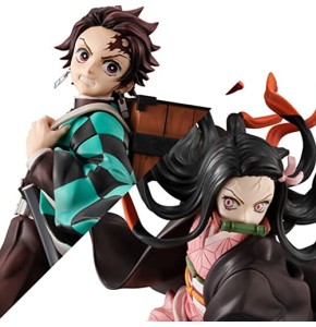 Megahouse Demon Slayer - Kamado's Brother & Sister - Statuette GEM Series 17cm