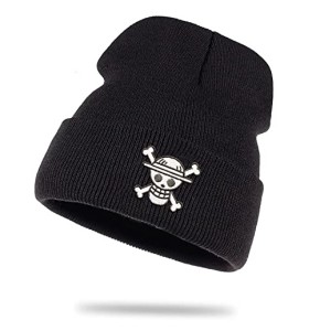 Chapeau tricoté à Volants Luffy Monkey D.Un Chapeau de Laine Chapeau d'hiver Roll Cap Zoro Bonnet Marin Unisexe pièce