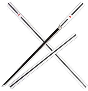 kljhld Cosplay d'épée de samouraï en Bambou Anime, épée Uchiha Sasuke Katana épée Ninja AMA no Murakumo no Turugi épée 101 cm/39,7 Pouces ...