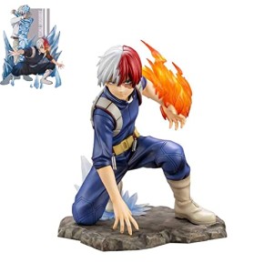 NAUXIU My Hero Academia Shoto Todoroki Figurine,My Figures,Anime Characters Action Figures Statues Toy,Cartoon Character Pvc Figure Desktop Decorat...