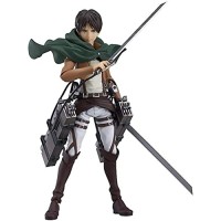 Hopowa Attack on Titan Figurine Eren Yeager Action Figurine PVC à collectionner Cadeaux Statue Anime, Modulable Modèle Décoration