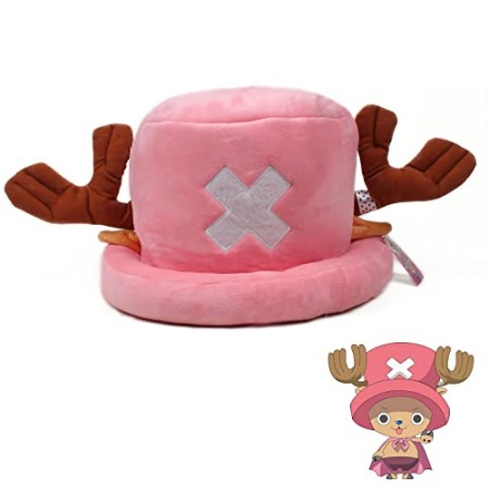 KITAT Tony Chopper Bonnet en peluche pour cosplay et Halloween, A - Rose, M KITAT Tony Chopper Bonnet en peluche pour cosplay et Halloween, A - Rose, M