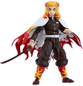 Max Factory Demon Slayer: Kimetsu no Yaiba Figurine Figma Kyojuro Rengoku 15 cm