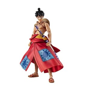 MEGAHOUSE Heroes One Piece – Luffy Taro – Figurine d'action Variable – 17 cm, Mehrfarbig, Taille Unique Mixte