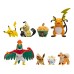 Pack de 8 Figurines de Combat Pokémon: Pikachu, Eevee, Raichu & Plus