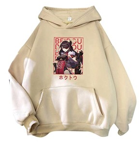 Genshin Impact Beidou À Capuche Unisexe Jeu Beidou Cosplay Costume Imprimé Pull À Manches Longues Sweat À Capuche Veste Décontractée Manteau