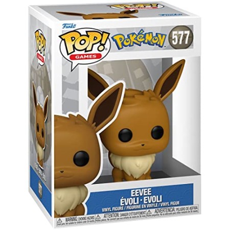 Funko Pop! Games: Pokemon - Eevee - Évoli - Figurine en Vinyle à Collectionner - Idée de Cadeau - Produits Officiels - Jouets pour Les Enfants e...