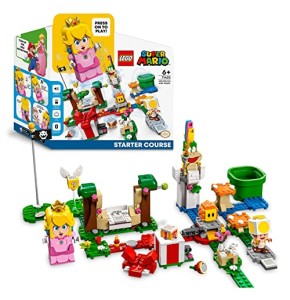 LEGO 71403 Super Mario Pack de Démarrage Les Aventures de Peach, Jouet Construction, Figurine Interactive, Toad, pour Les Enfants de 8 Ans et Plus