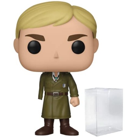 POP Funko Pop Figurine en vinyle Attack on Titan Erwin Smith (monobras) (livrée avec étui de protection compatible POP Box), multicolore, 9,5 cm