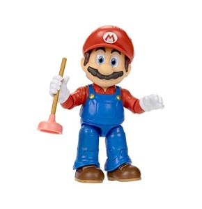 Jakks Pacific Super Mario Bro. Figurine du Film Super Mario Movie Mario 13cm