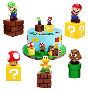 Figurine Gateau 5 pcs, Décorations de Gâteau, Cupcake Topper, Gateau Décorations, Figure Décoration, pour Enfants Bébé Fête d'anniversaire F...