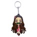 Aurabeam Porte-clés, pendentif motif Nezuko Demon Slayer, anime japonais et manga, Rose