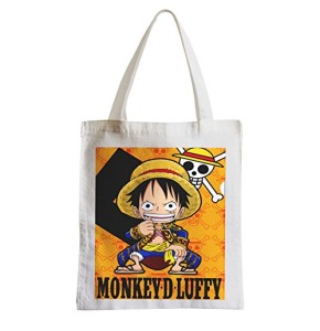 Tote bag Sac Shopping Luffy Petit Pirate One Piece Manga Japonnais Anime