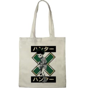 HUNTER X HUNTER TOTE BAG, REFERENCE : BWHUNTXBB003, ECRU, 38 X 40 CM