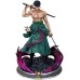 WANSHI One Piece Zoro Figure, GK Anime 25cm Roronoa PVC Modèle/Personnage Figurine Adulte Jouets/Poupées/Cadeaux de Collection